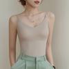 Женское нижнее белье с регулируемыми бретелями, эластичный жилет с нагрудной подкладкой, жилет из ледяного шелка без следов