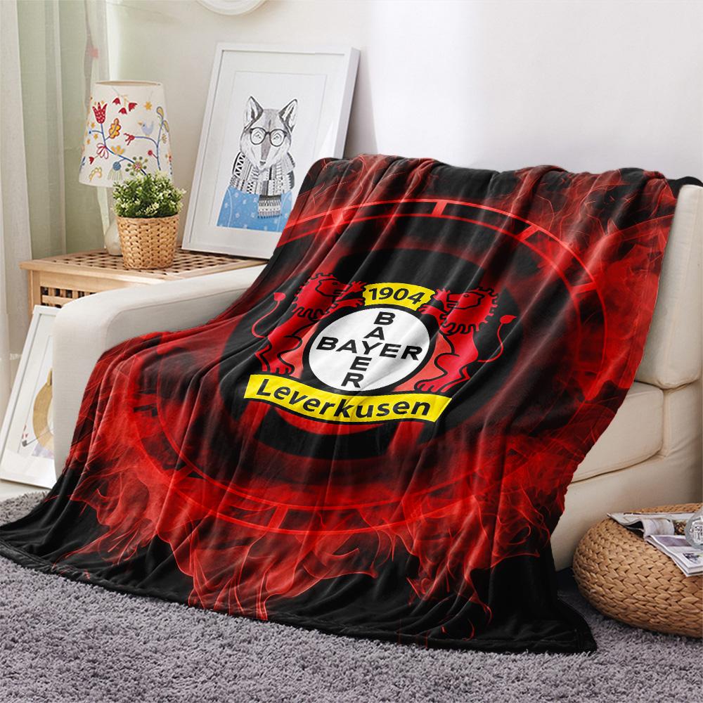 Bayer 04 Leverkusen Flannel Blanket, High quality Comfortable for All Seasons, Home Decor, Warmth and Comfort