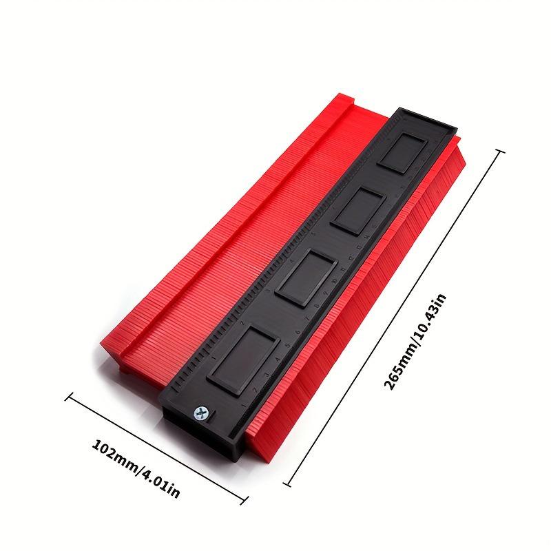 Контурный шаблон-линейка разных размеров - 5" и 10" из АБС-пластика для неправильных форм в деревообработке