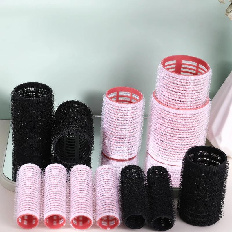 6 шт. бигуди для волос без нагрева, бигуди без нагрева, челка для волос, объем, салонные парикмахерские бигуди, липкий инструмент для укладки волос