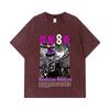 275 GSM Washed T-shirts 100% Cotton Kaiju No 8 V11 Soshiro Print Unisex Heavy Cotton T Shirt