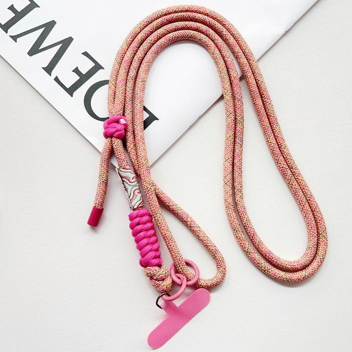 Ins Chinese Style Mobile Phone Lanyard Crossbody Adjustable Strap Couple Cellphone Hanging Decoration Climbing Anti-lost Rope
