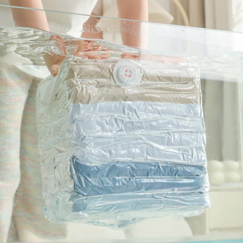 2pcs Vacuum Compression Bags Clothes Blankets Shirts Pillows Storage Bags Thickened Large Capacity Sealed Bag Without The Need for A Vacuum Pump