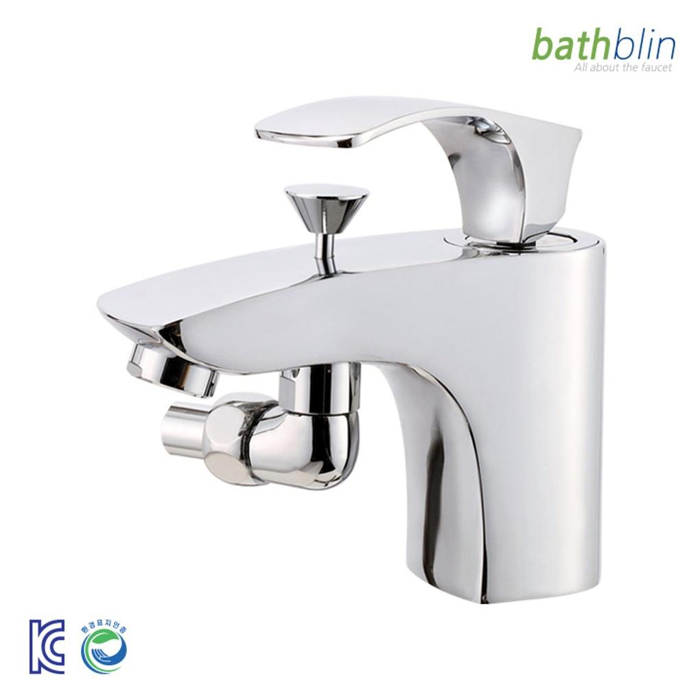 Single-hole washbasin shower faucet 6012