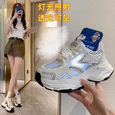 Модные женские кроссовки, дышащая сетчатая обувь на платформе, женская брендовая дизайнерская мода, повседневная спортивная обувь для бега, женская обувь для фитнеса, вулканизированная обувь