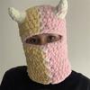 Pure Hand Knitted Skull Funny Polygonal Hat Balaclava Adult Hat