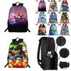 Super Mario Large 16 Inch School Backpack With Spacious Compartments And Durable Material