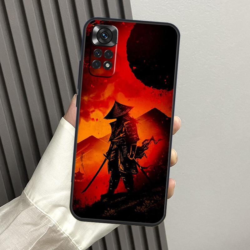 Аниме Японский Самурай Чехол Для Xiaomi Redmi Note 14 13 Pro 12 11 10 15 Pro Plus Redmi 14C 13C 15C 10C 12C 15 Funda