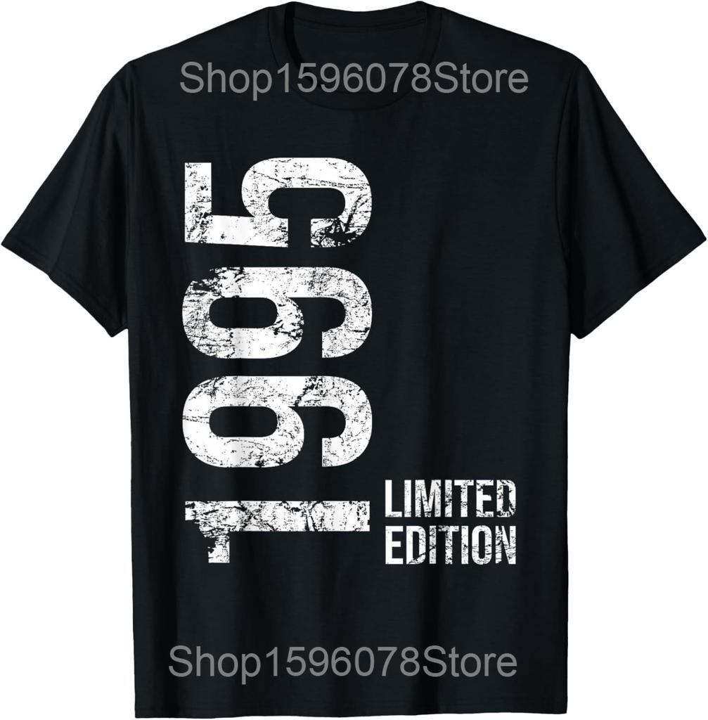 Vintage 30th Birthday Decorations Vintage 1995 30 Years Old T Shirts Men Streetwear Tee Shirt Short Sleeve Unisex Loose Clothing