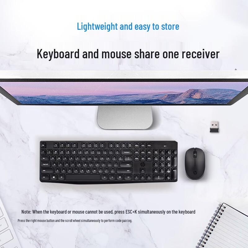 HP CS10 Wireless Keyboard and Mouse Combo
