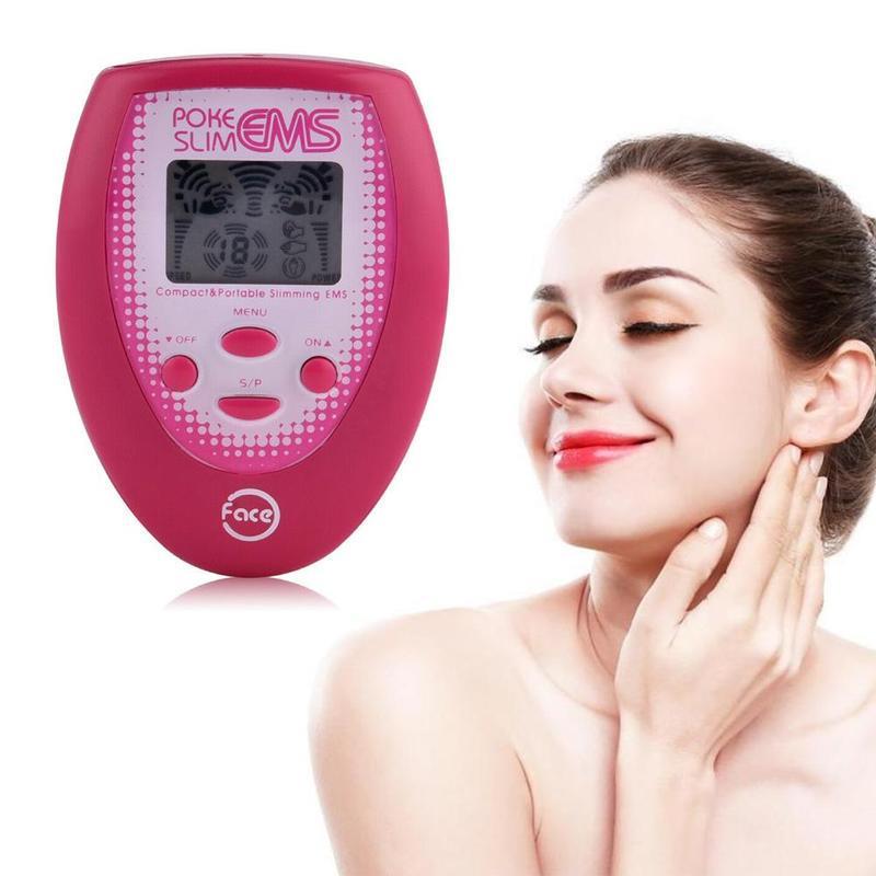 Электрический массажер для лица, стимуляция мышц, набор для массажа лица, массажер для похудения, косметическое устройство