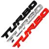 3D Наклейка для стайлинга автомобиля Металлическая эмблема TURBO Шильдик на кузов, заднюю дверь, багажник