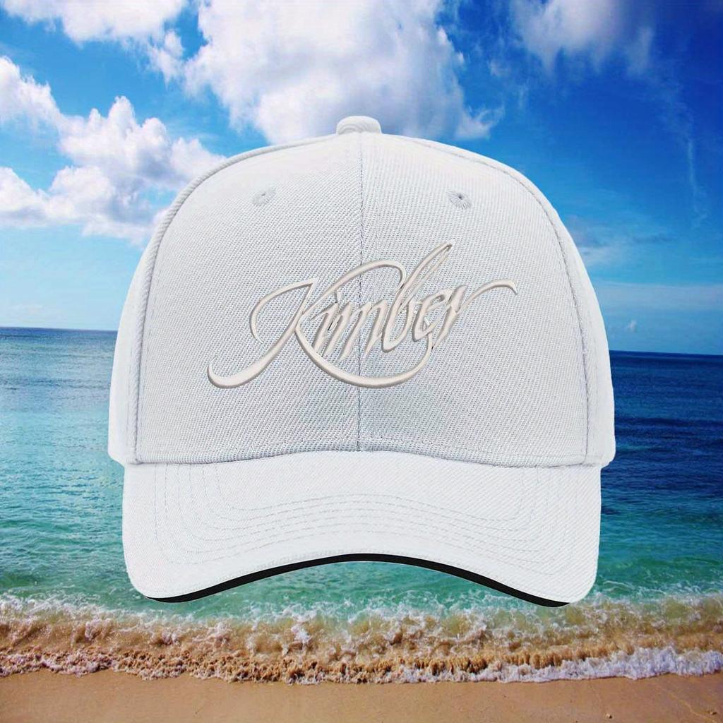 Kimber America Firearms Logo Maroon Baseball Cap Lightweight All Season Hat for Shooting Sports Hunting Casual Dress