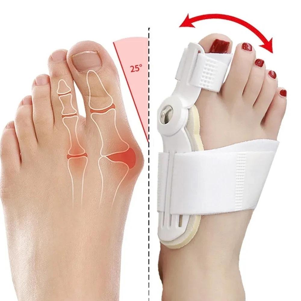 1 шт. Большая кость на пальце ноги Hallux Valgus Шина-выпрямитель Корректор для снятия боли в ногах Уход за стопами Защитник