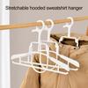 Регулируемая вешалка для худи Телескопическая вешалка для одежды Складной набор вешалок для худи Регулируемая Нескользящая Сушка для одежды для курток