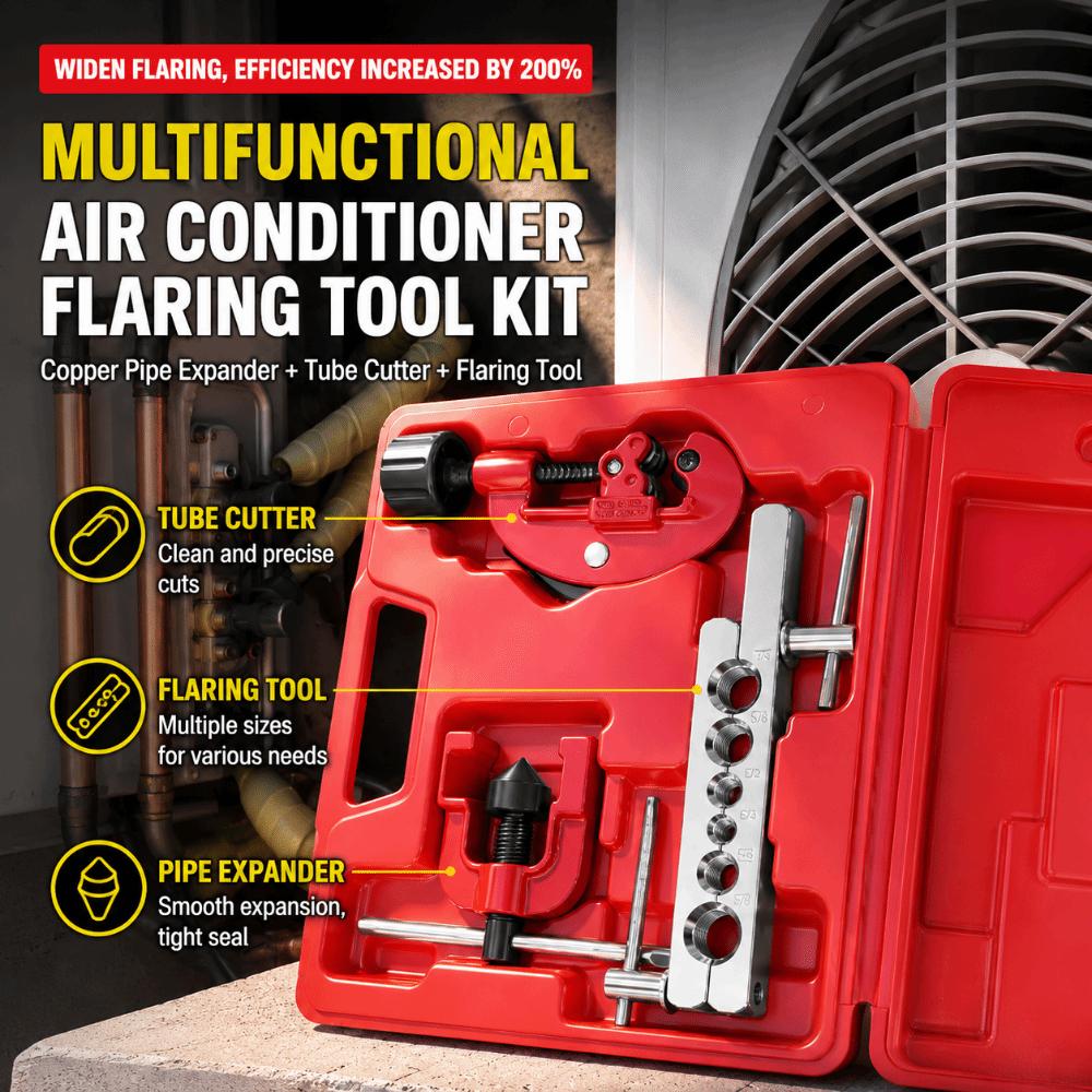 3Pcs/Box Universal Fit Tube Flaring Tool Quick Cut Pipe Cutter HVAC Tool Air Condition Repair