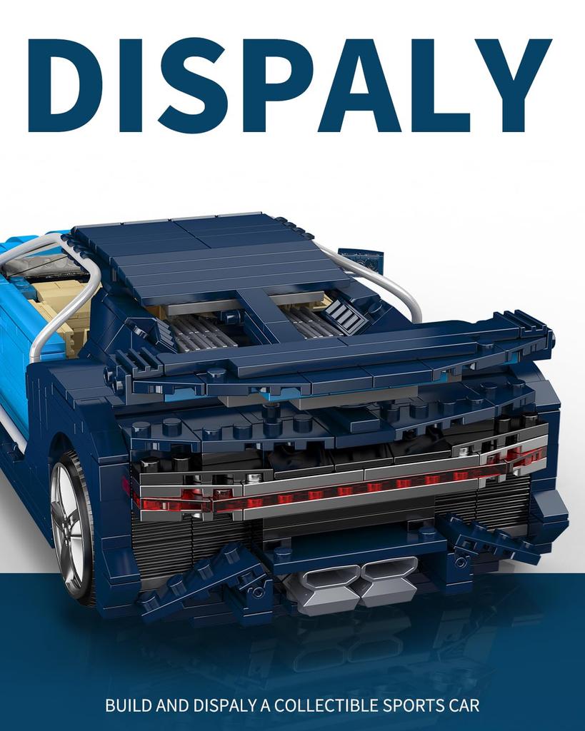 Mold King 10111 Moc спортивный автомобильный комплект. Комплект модуля зажима Racing Car Technology для взрослых коллекционных автомобилей (1222+ строительных блоков для мальчиков 8 лет