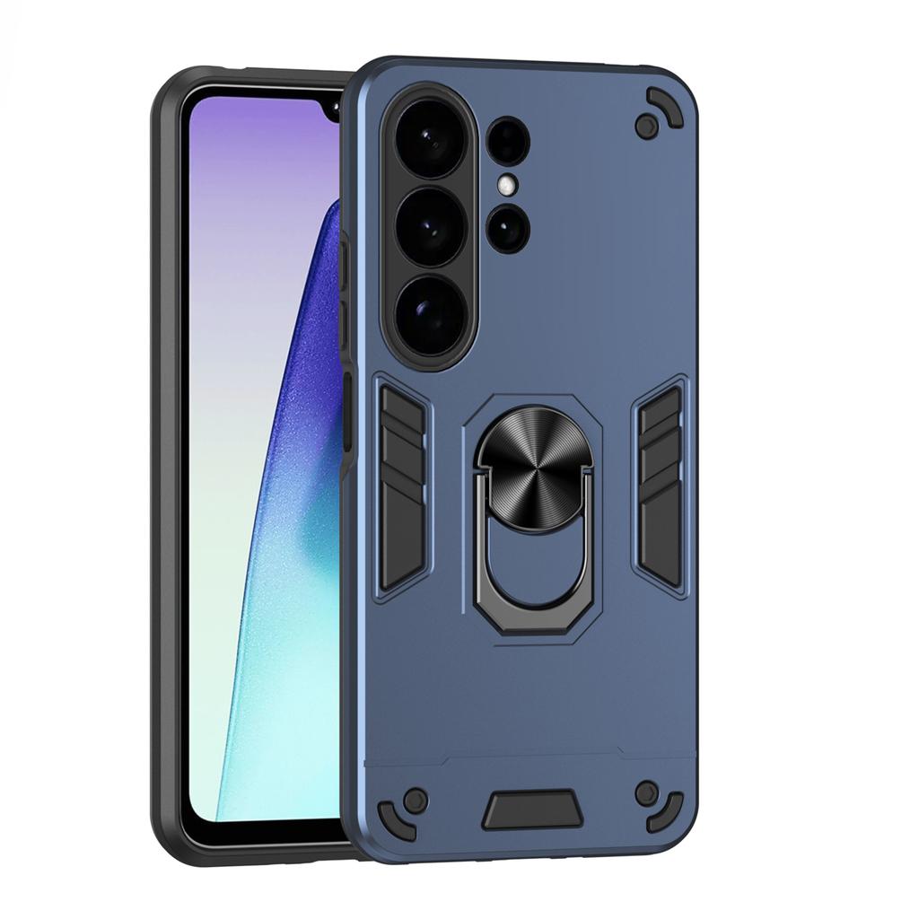 Магнитный Металлический Кольцо Чехол для Телефона Для Samsung S26 Ultra S25 Plus S24 S23 A36 A56 A17 A07 Силиконовый Защита Линзы Ударопрочный Чехол