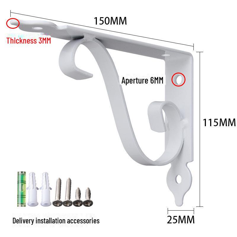 Утолщенный железный треугольный кронштейн для мраморной столешницы