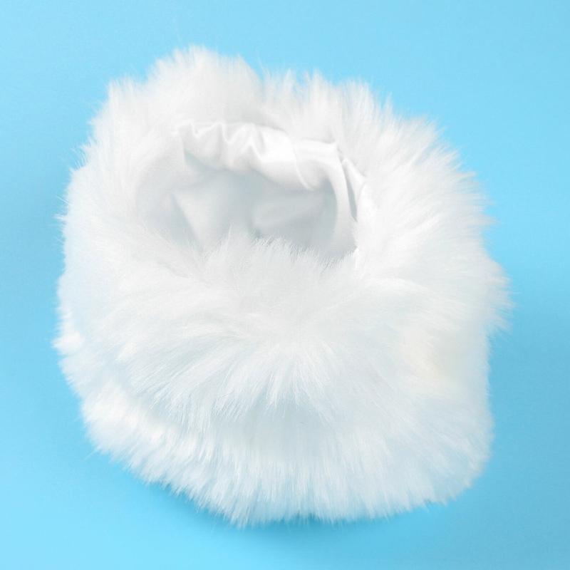 Faux Furs Cuffs Furry Wrist Bands Leg Warmers Wrist Cuffs Warmer Boot Cuffs for Women Party Cosplay Costumes Accessories