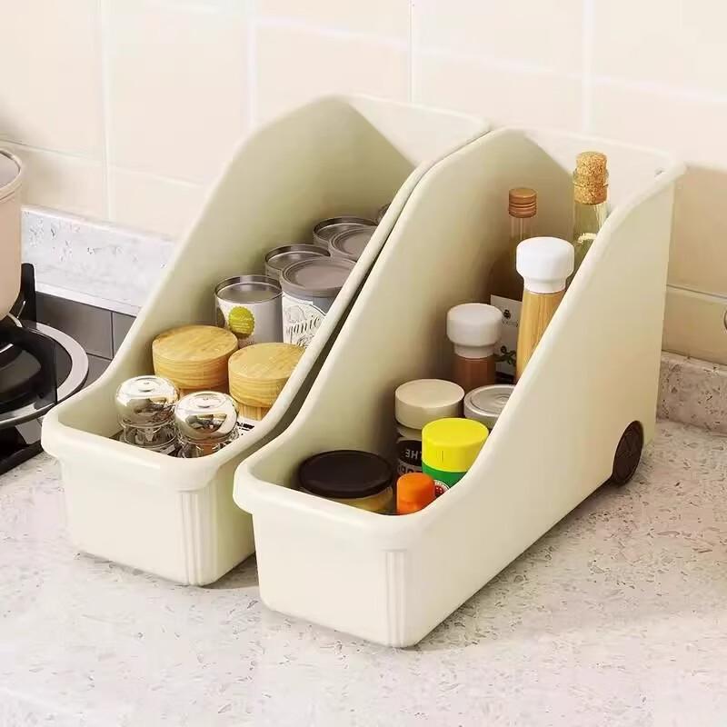 Stainless Steel Kitchen Storage Organizer with Wheels
