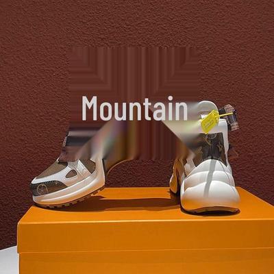 Женские кроссовки на платформе в европейском стиле, с высоким подъемом стопы, на осень 2025 года