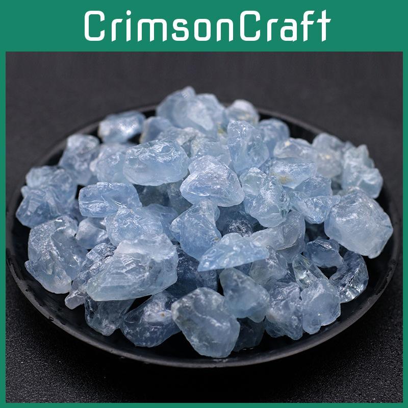 Exquisite Natural Blue Celestite Mineral Quartz Crystal Rough Stone For Reiki Healing