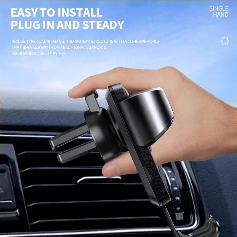 2025 For Nissan Gravity Car Air Vent Clip Mount Mobile Cell Stand Smartphone GPS Support For Nissan Nismo Tiida Teana GTR Juke V
