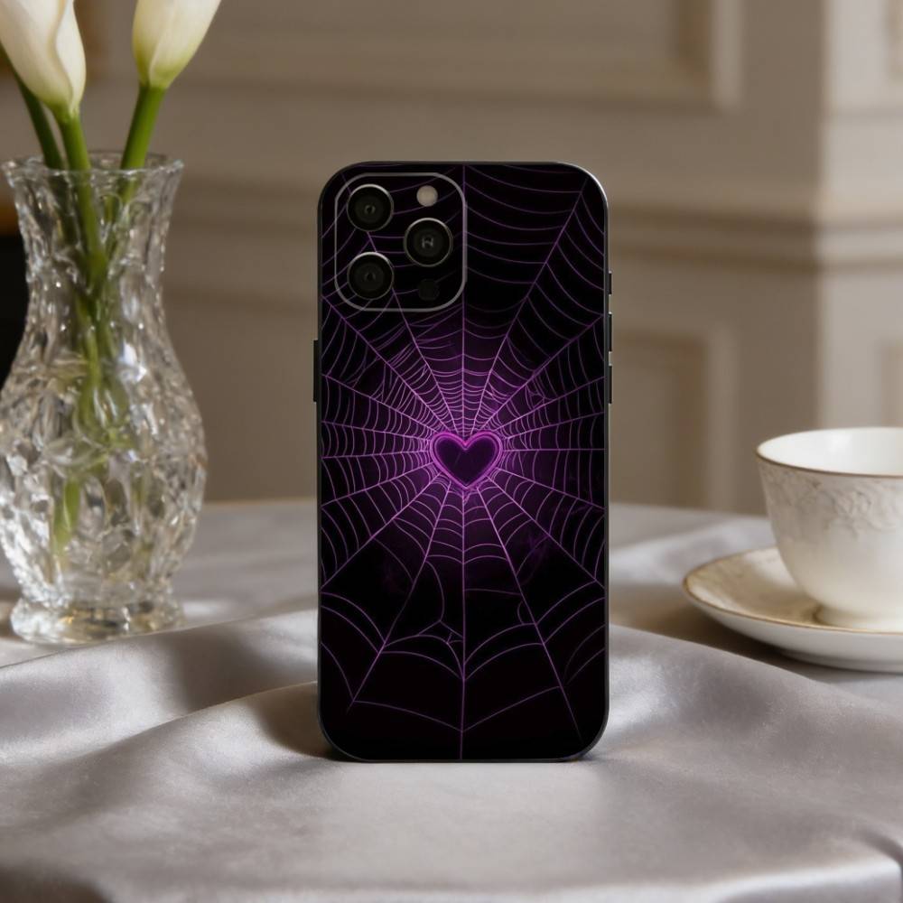 S-Паук W-Паутина P-Узор Чехол для Телефона Силиконовый Мягкий Для IPhone 17pro 16 15 14 13 12 11 X XR Plus Pro Max Plus