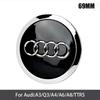 4Pcs/pack 69mm Cap Hub Covers Badge Wheel Center Car Styling for Audi A3 A4 A5 A6 A7 A8 TT V8 RS3 RS5 Q3 Q5 Q7 TT Wheel Hubcap