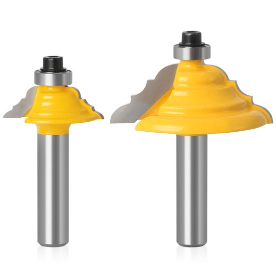 Литая фреза, износостойкая, высокая точность, термостойкая, хвостовик 8 мм, фреза для кромки двери шкафа, деревообработка