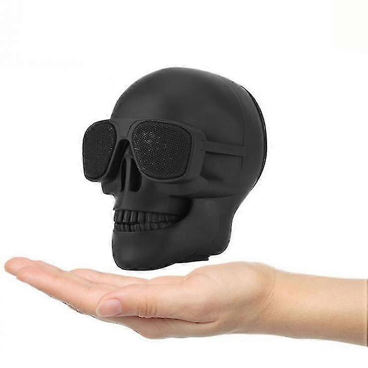 Skull Head Wireless Bluetooth Speaker, Card U Disk Hand Subwoofer Speaker