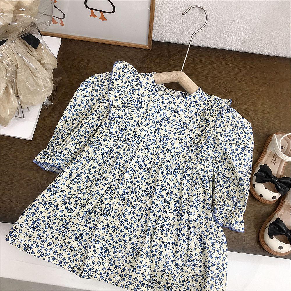 Джинсовая куртка для девочек в стиле Гонконга с кожаным воротником и осенне-весенним узором