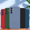 Чехол для Samsung Galaxy A54 5G Чехол для Samsung Galaxy A04E A14 A24 A34 A54 5G Ударопрочный чехол из жидкого силикона ТПУ Задняя крышка Samsung A54