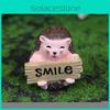 Hedgehog Desk Resin Decoration With Ecofriendly Finish For Home And Gift Use
