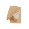 100% Pure Wool Scarf Women Men Winter Warm Lightweight Elegant Plain Wrap Shawl Daily Office Chic Style