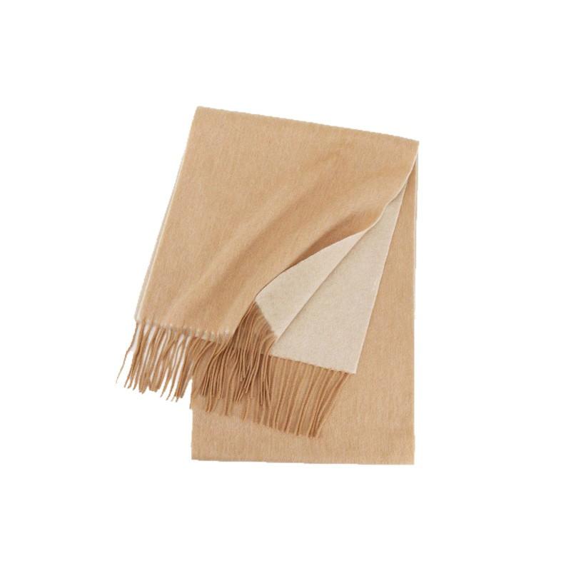 100% Pure Wool Scarf Women Men Winter Warm Lightweight Elegant Plain Wrap Shawl Daily Office Chic Style