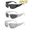 1/3Pcs Popular Women'S Sunglasses Punk Sunglasses Unique Oval Sun Glasses Men Goggle Shades Outdoor  Eyewear  Lunettes