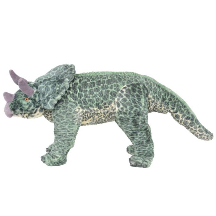 VidaXL Plush Toy Dinosaur Triceratops Green XXL 91344