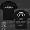 BMTH Bring Me The Horizon Футболка с принтом Third Ascension Tour На спине даты тура Унисекс Оверсайз Для фанатов Metalcore Короткий рукав