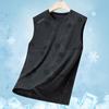 Футболка Ice Silk Vest мужская камуфляжная быстросохнущая эластичная спортивная на открытом воздухе тонкая повседневная безрукавка с кондиционером Tide