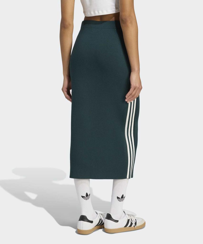 Вязаная юбка Adidas с тремя полосками - Зеленый / Jw2662