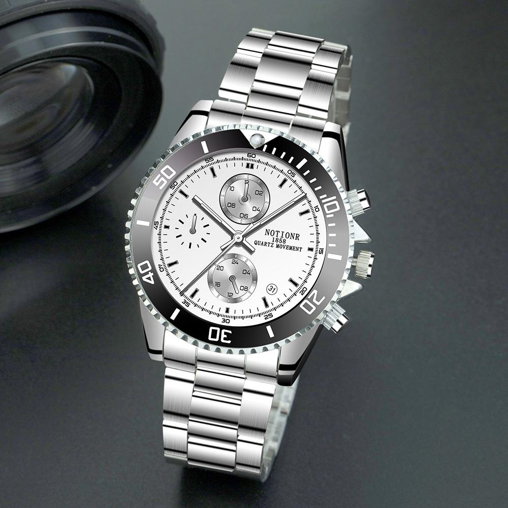 Fashion Business Men's Hands Military Men's Watch Multi-dial Men's Watch Quartz Watch Stainless steel watch