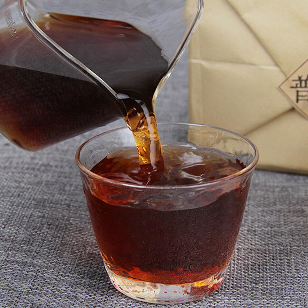 Чай Пуэр Кирпичный Спелый Чай Черный Чай Исландское Древнее Дерево Юньнань Пуэр Кирпичный Чай