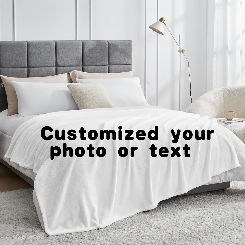 Ultra Soft Woven Solid Flannel Fleece Anti-Pilling Animal Print 235gsm Blanket All Seasons Custom Sizes Machine Washable Home