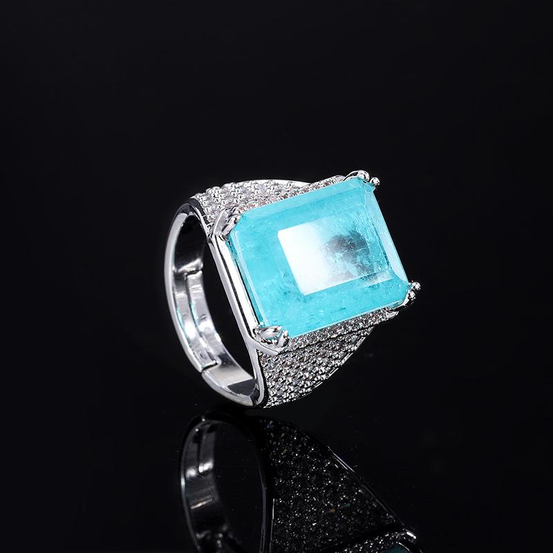 Sace Gems Классический медный сплав 12*16 мм циркониевое кольцо женские ювелирные изделия свадебный подарок для вечеринки