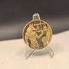 1 штука Пирамида Вор Паттерн Памятный Жетон Монета Древний Египет Анубис Бог Смерти Позолоченная Монета