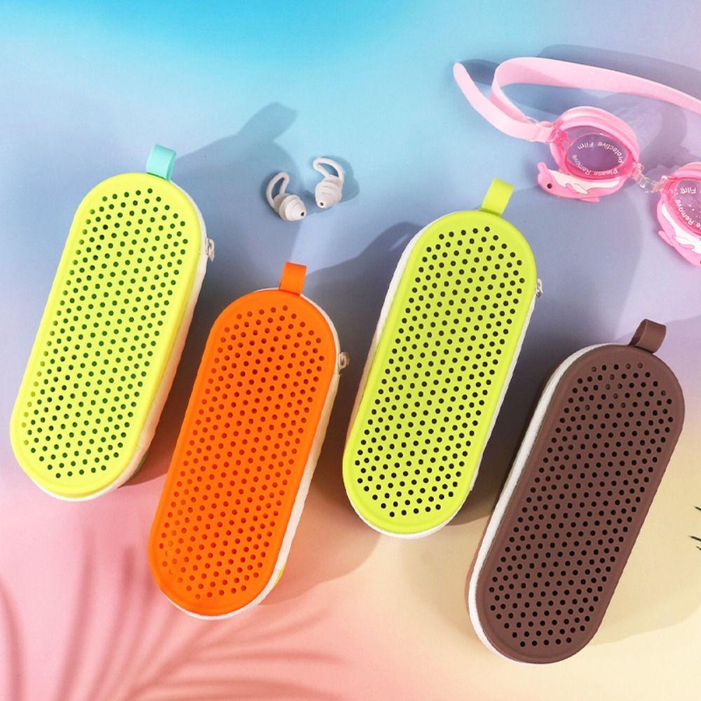 Dual-Sided Myopia Glasses Case Silicone Sun Glasses Protection Box  Swimmers