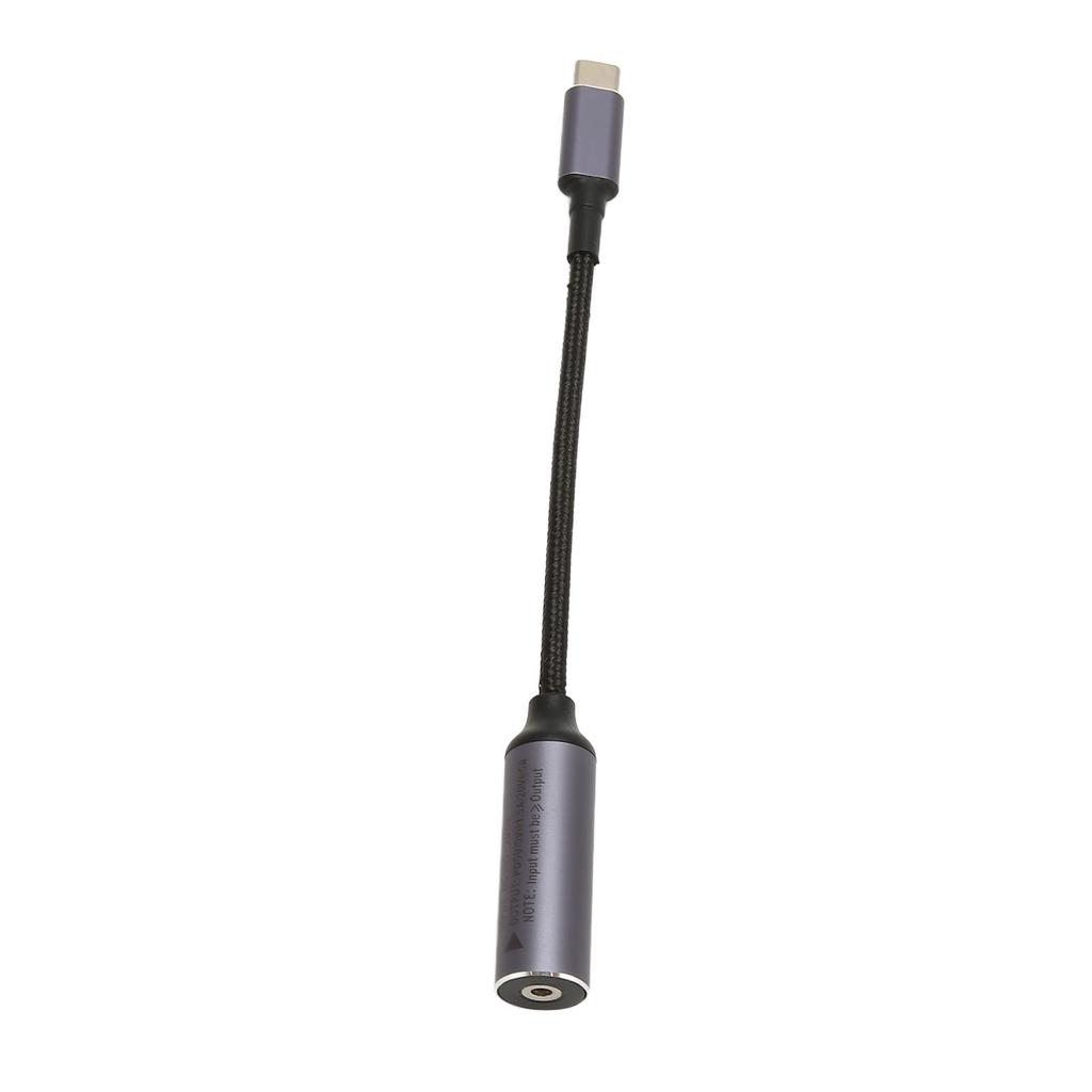 DC3.0mmx1.1mm Female Input to Type C Male Power Charging Cable Support Up to 100W Power PD Charge Cable