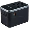 Verbatim Travel Adapter Eu/Uk/Us3Xusb-A/2Xusb-C Pd 61W Uta-04 Black/Czarny 49546